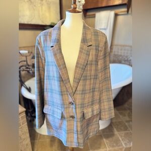 Old Navy XL Plaid Women's Blazer
